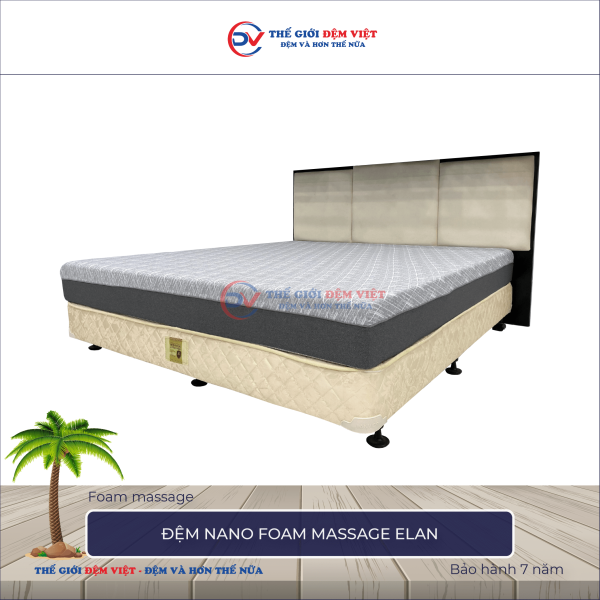 Đệm nano foam Massage Elan 3
